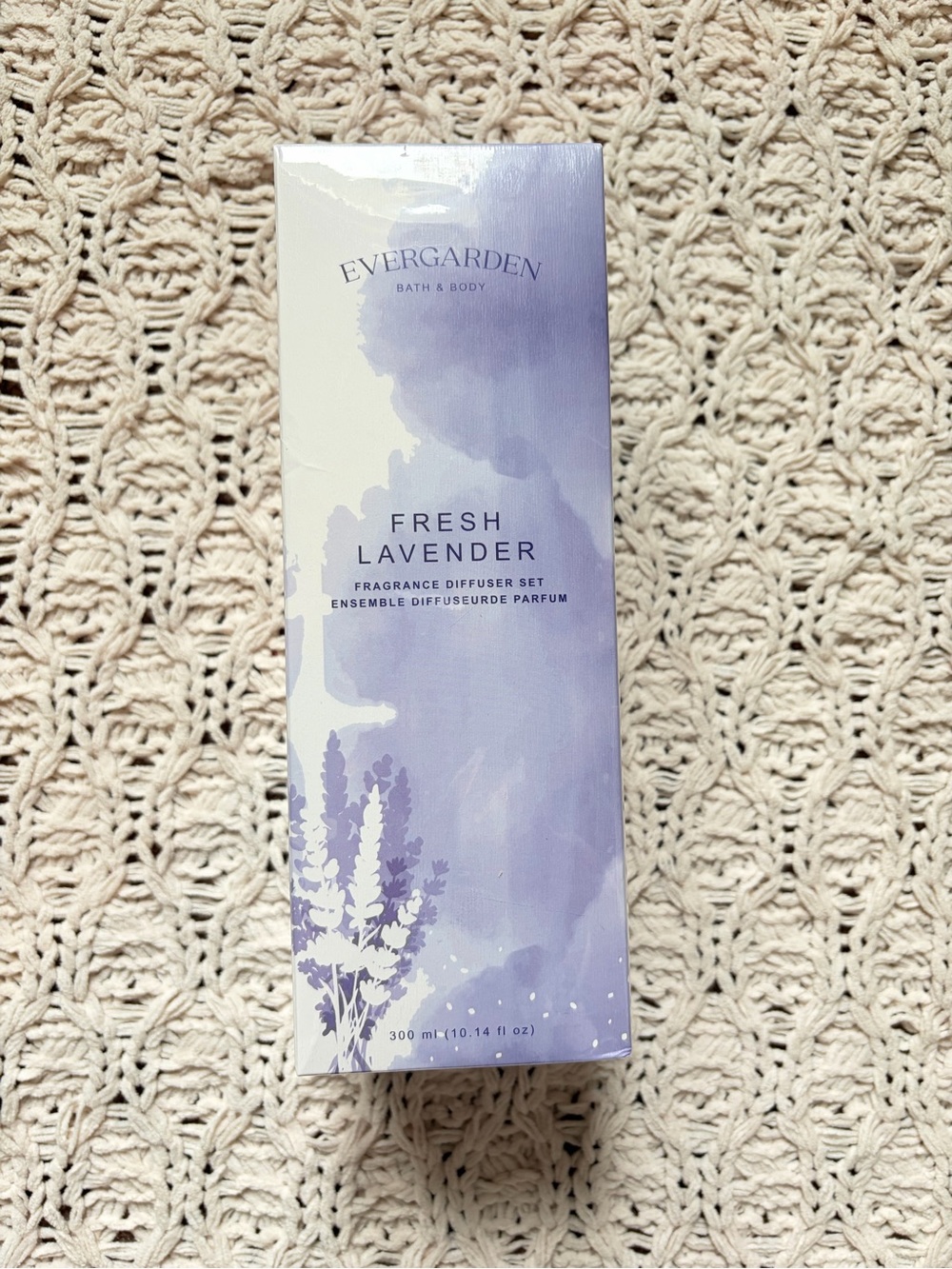 NWT - Evergarden Fresh Lavendar Fragrance Diffuser Set - 300 ML - Picture 2 of 5